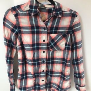 Eddie Bauer plaid flannel shirt